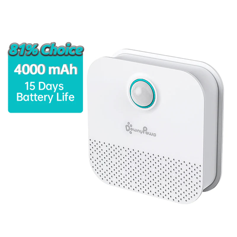 Smart Cat Litter Box Odor Eliminator – 4000mAh Rechargeable Air Purifier for Pets | Automatic Deodorizer for a Fresh, Odor-Free Home