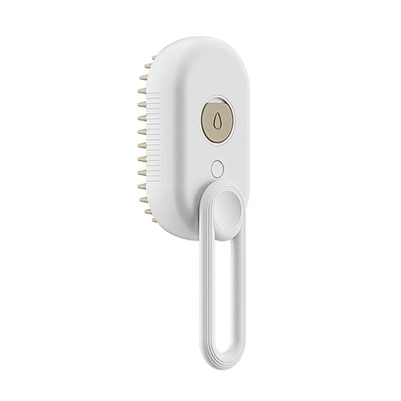 3-in-1 Electric Pet Steam Brush – Cat & Dog Grooming Comb with Spray, Massage & Hair Removal