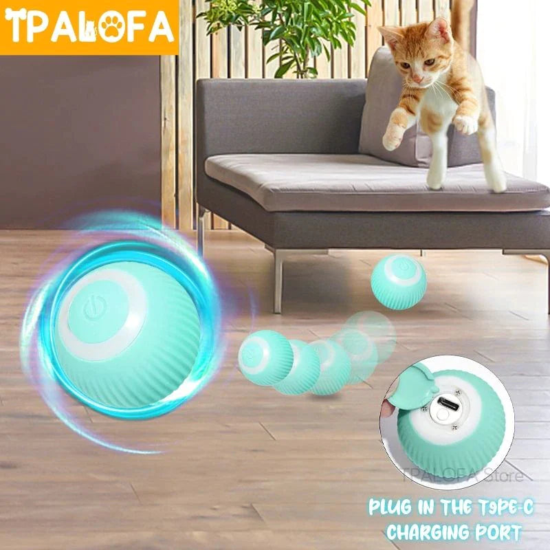 Smart Electric Rolling Cat Toy – Interactive Automatic Ball for Indoor Cats