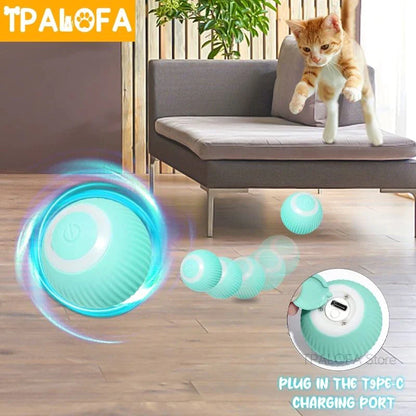 Smart Electric Rolling Cat Toy – Interactive Automatic Ball for Indoor Cats